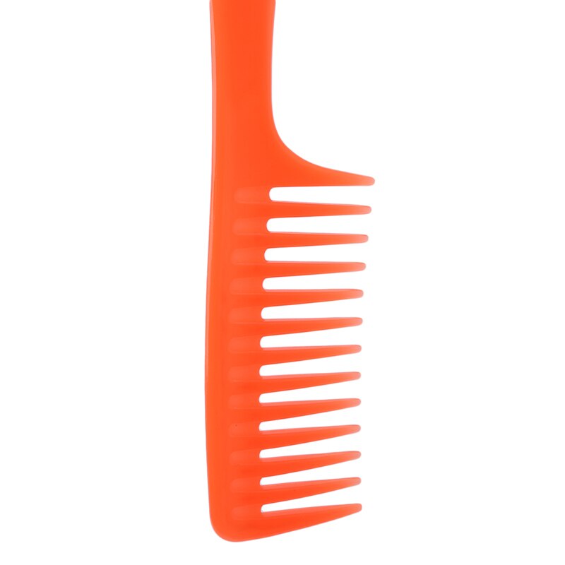 Grove frisørkam varmebestandig kvinde våd detangle krøllet hår børster pro salon stylingværktøj flerfarvet valgfrit: Orange