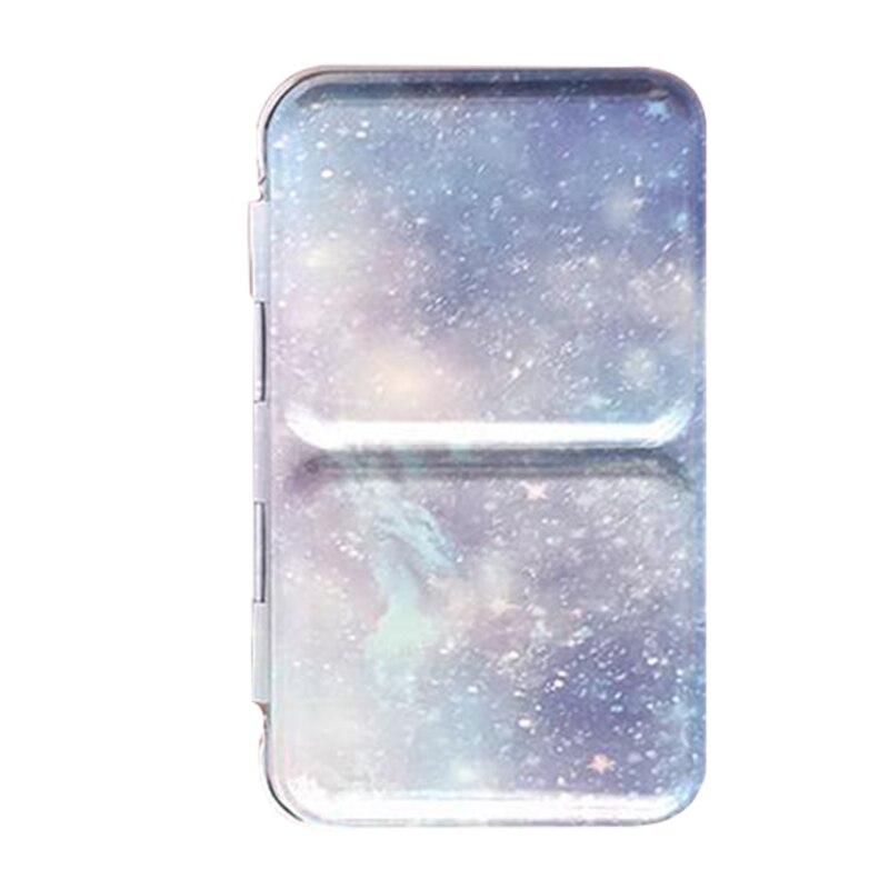 Kleur Lege Palet Case Eenvoudige Reiniging Blikken Doos Verf Opslag Ijzeren Doos Voor Schilderen Liefhebbers Ijzeren Doos Opslag Verf: B