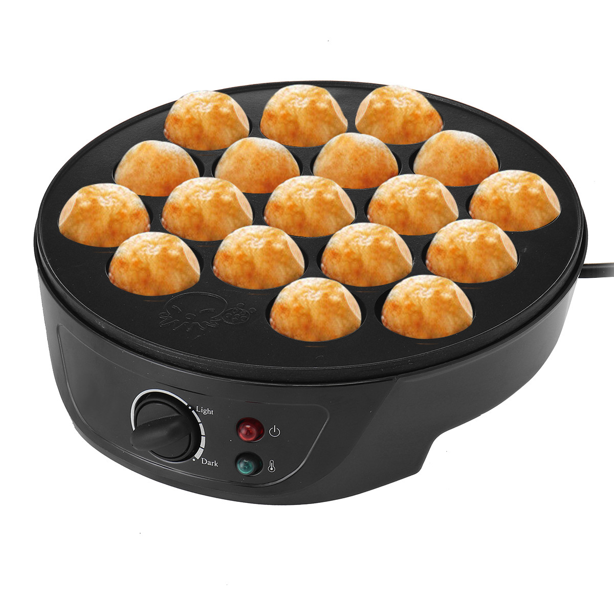 220V 18 Holes Chibi Maruko Baking Machine Household Electric Takoyaki Maker Octopus Balls Grill Pan Cooking Tools