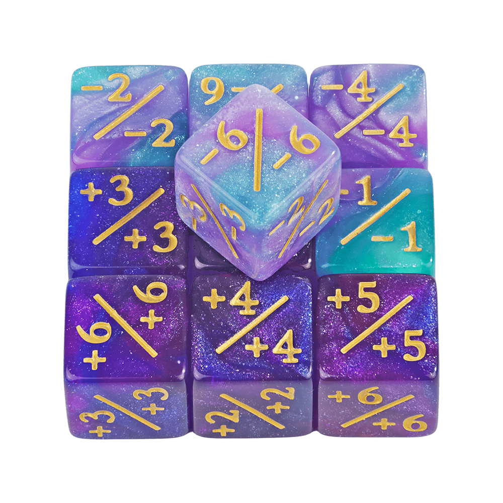 Dados D6 compatibles con accesorios de juego de cartas, dados de fichas, contadores de dados, 10 piezas