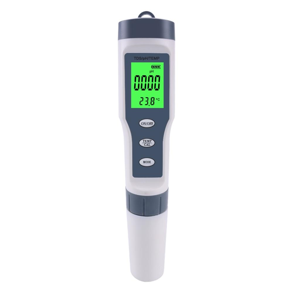 TDS/PH&amp;TEMP 3 In 1 Test Pen Handheld Water Tester for Drinking Water, Laboratory, Aquaculture, Swimming Pool, Aquarium