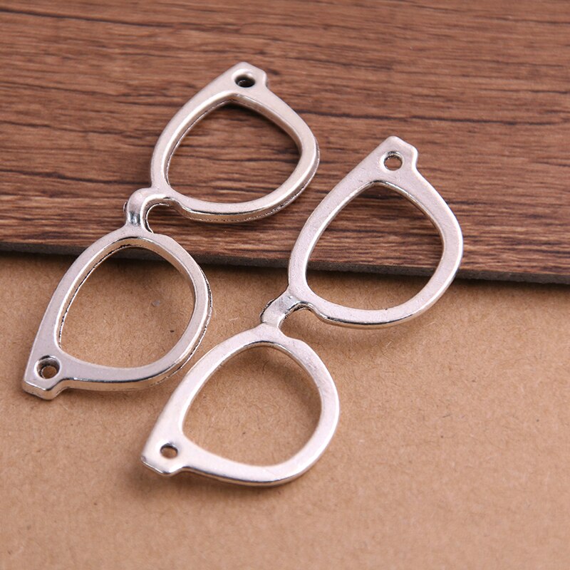 Conector tibetano de duas cores, 8 peças, 19*55mm, pingentes para fazer jóias, artesanato faça você mesmo