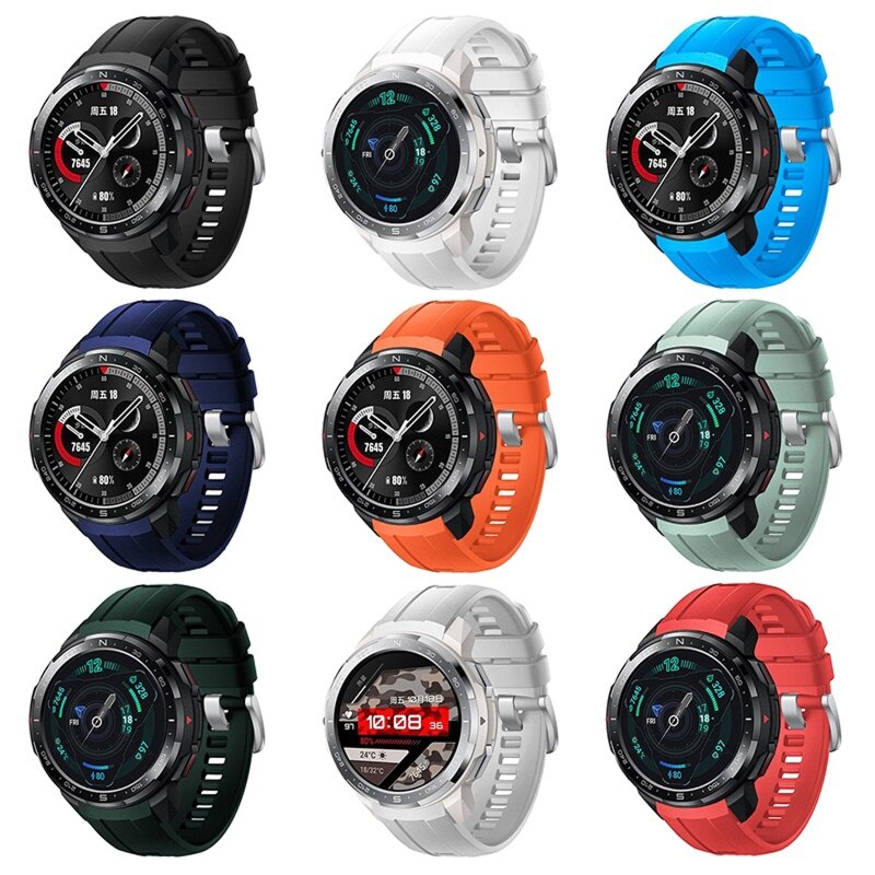 Sport Silicone Strap for huawei Honor GS Pro Replacement Watch Accessories M2EC
