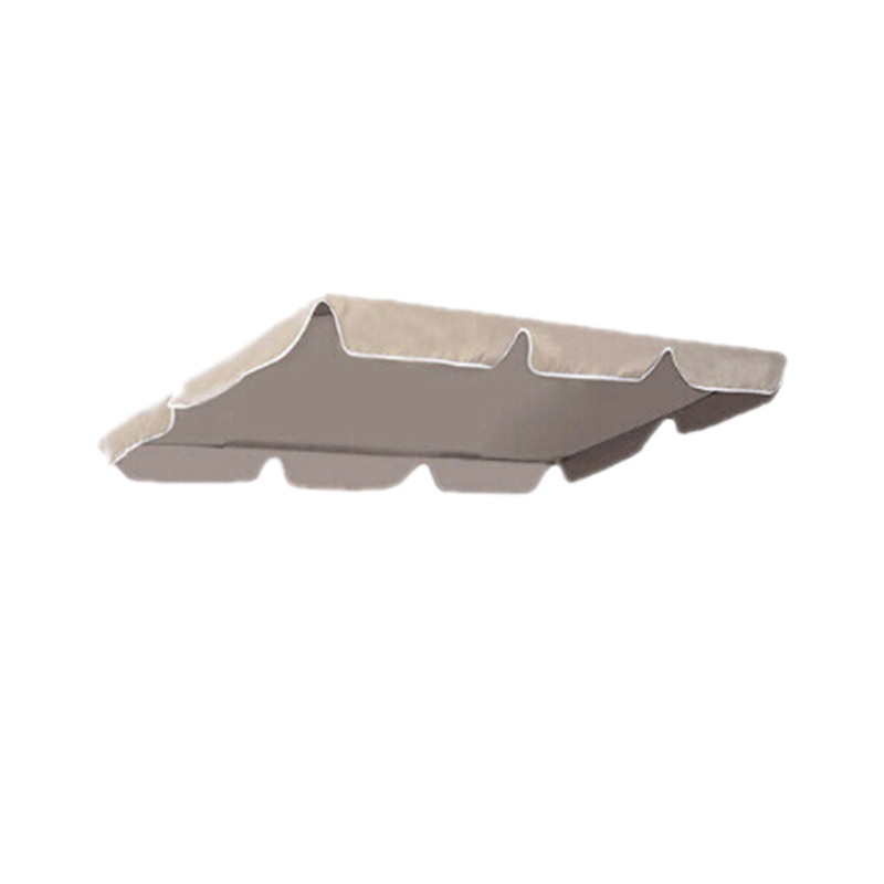 Schommels Stoel Luifel Tuin Binnenplaats Outdoor Swing Stoel Hangmat Luifel Zomer Waterdicht Dak Luifel Vervanging Schommels: Beige Double