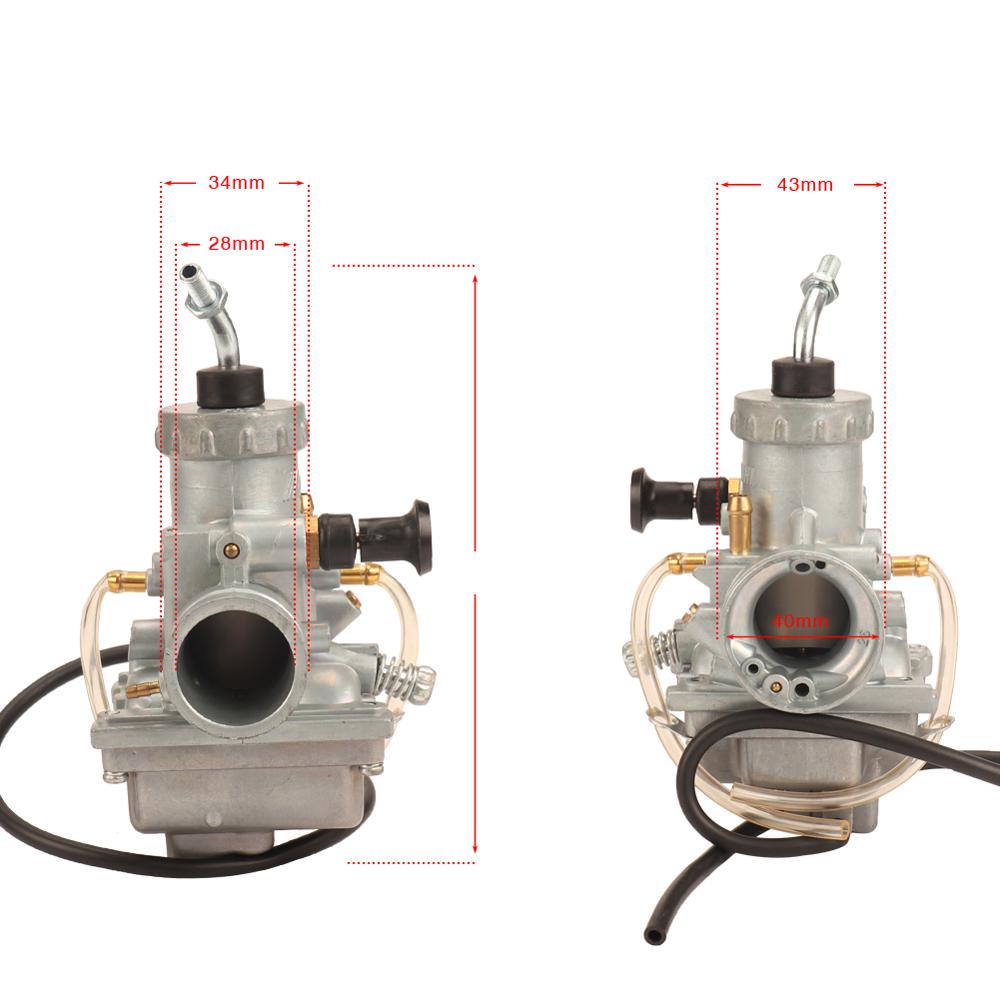 Carburador para motocicleta Yamaha DT125, DT175, RX125, Suzuki TZR125, RM65, RM80, RM85, Mikuni vm24, 28mm