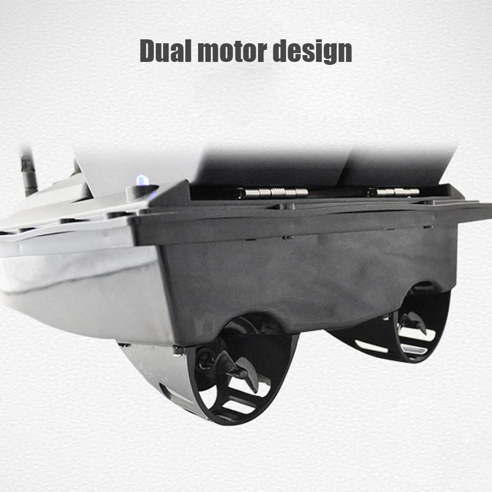Flytec RC bateau de pêche 500 mètres Intelligent Intelligent bateau RC bateau pour la pêche appât bateau Double bateau à moteur pêche