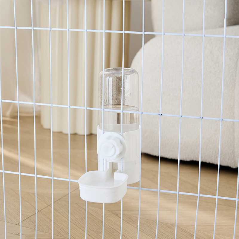 Bebedero automático para mascotas, cuenco con jaula colgante para perros y gatos, adecuado para cachorros pequeños, gatos, conejos, contenedor de comida, cuenco dispensador