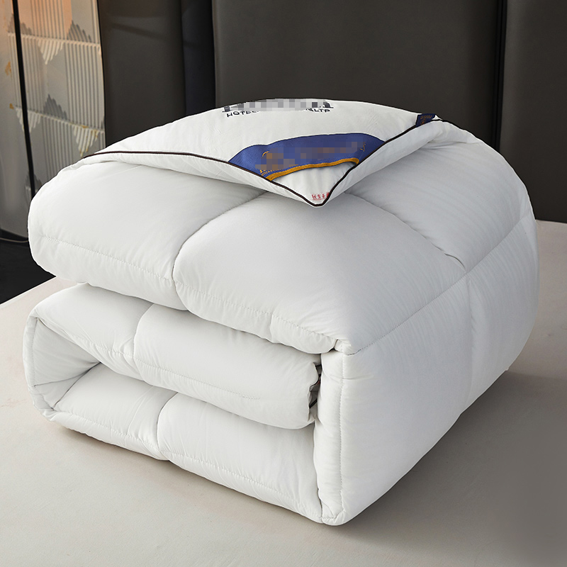Hotelbettdecke 95, weiße Gänsedaunendecke, Sommer-Kühlbettdeckeneinsatz, luftdurchlässiger Bezug, Frühlings- und Herbststeppdecke, Wintersteppdecke