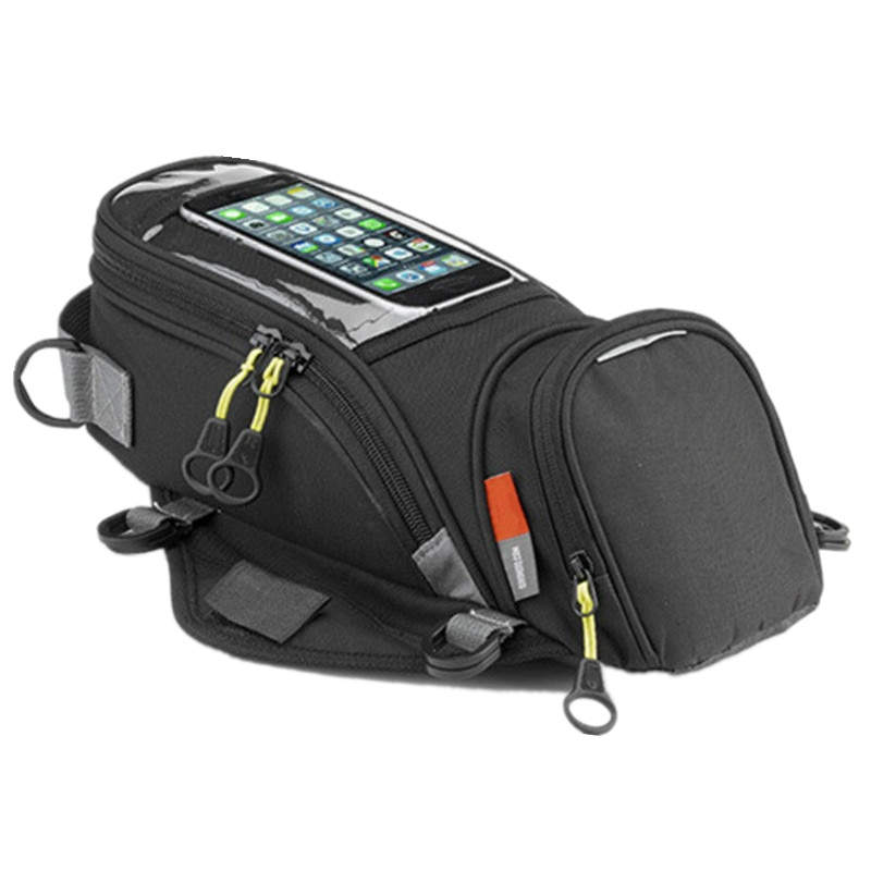 Bolsas de tanque magnéticas para motocicleta, bolsa con correas fijas para teléfono móvil, para Givi