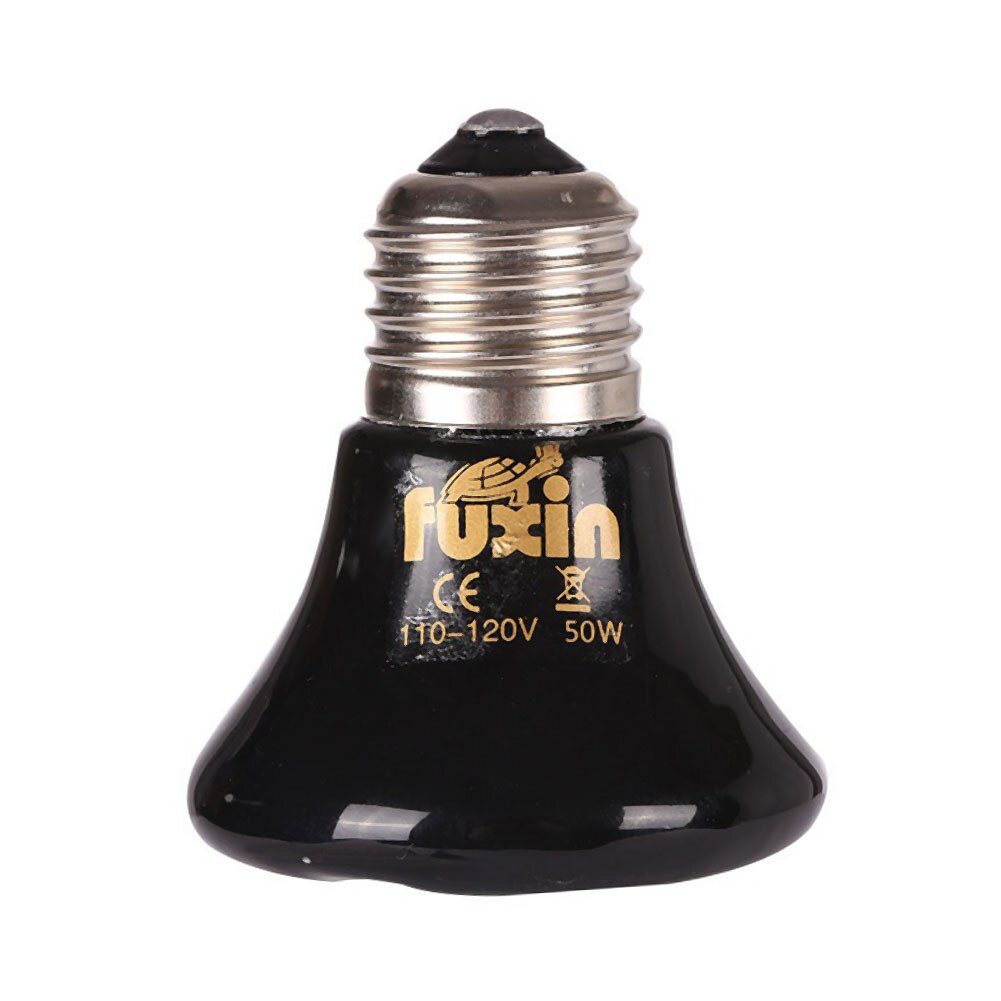Emisor de luz de calor, calentador de bombillas, Mini infrarrojo para lagarto araña para caja de reptiles, lámpara de calefacción para mascotas de 25/50/75/100W