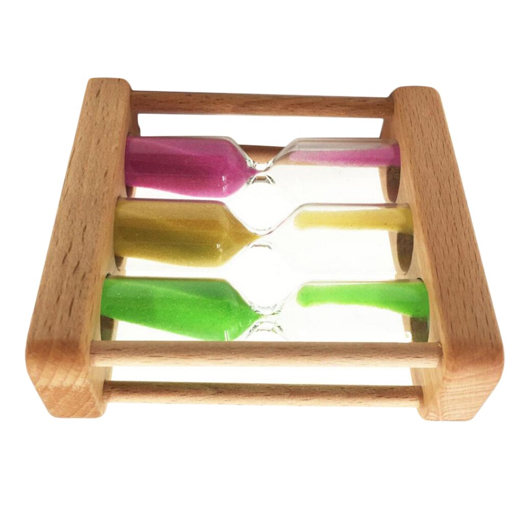 3 in 1 Sand Timer Time Hourglass Desk Office Decor Fun Timing 1/3/5 Minutes