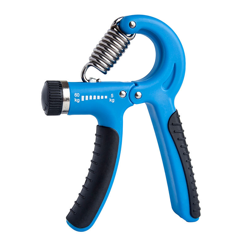 Einstellbares Hand-/Handgelenk-Trainingsgerät, Unterarm-Trainingsgerät, 10–60 kg, Handgriff-Trainer, kleiner Fingertrainer, Fingerstärke-Verstärker: Blau