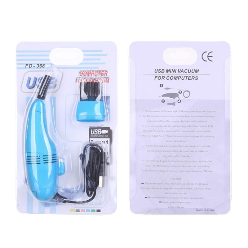 PC-Aspirador portátil de mano, Mini, USB, equipo de limpieza de teclado, aspiradora Usb, triangulación de envíos