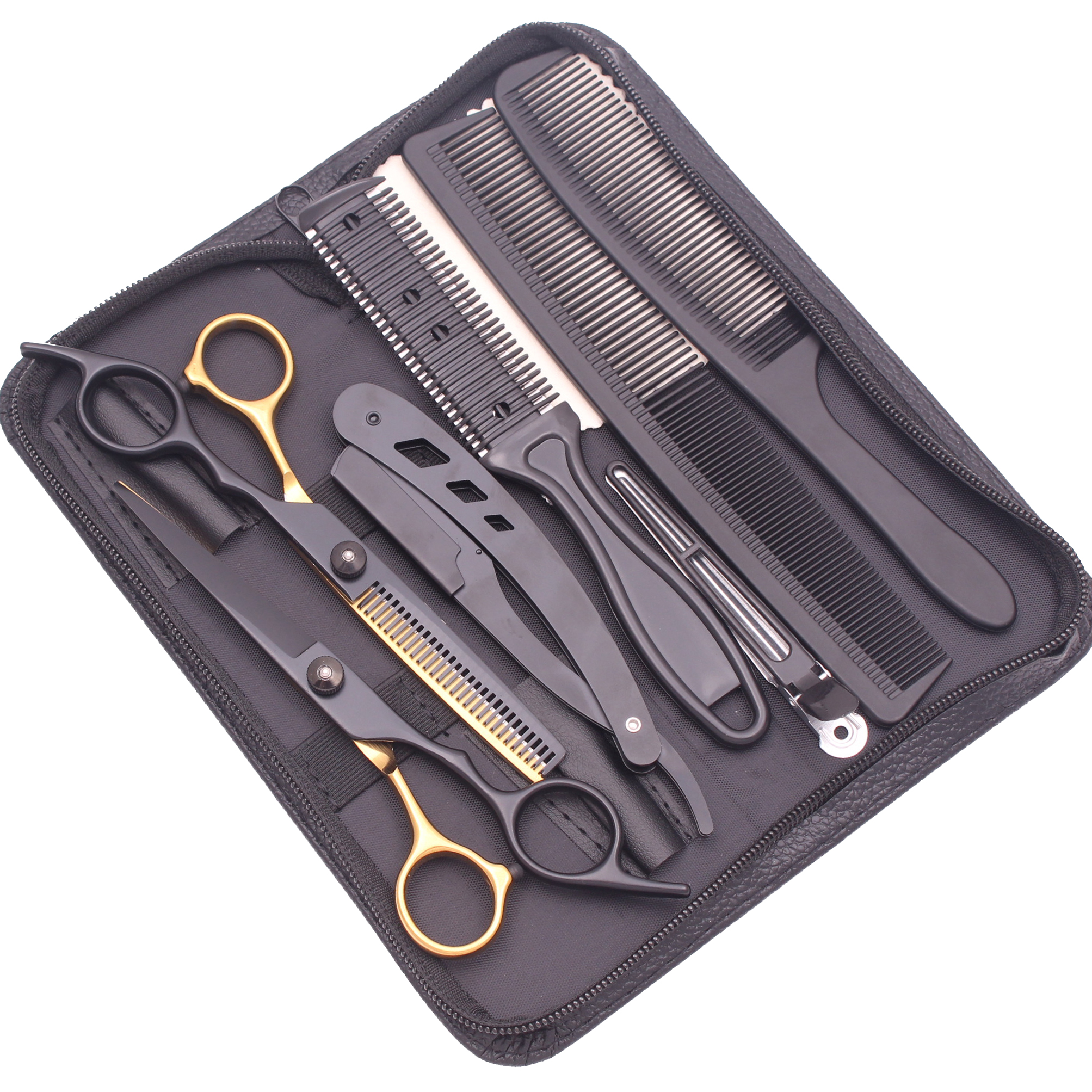 6,0 '' inch haarschaar Professionele knipschaar Dunner kappers Kapselset Salon Kapper en thuis Japans staal 1001