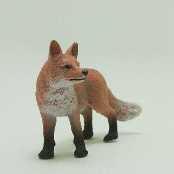 Simulatie Rode Vos Model Speelgoed Bos Wild Dier Woondecoratie Kinderen Onderwijs