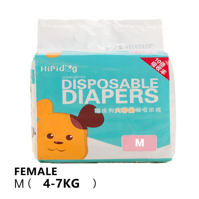 Super Absorptie Fysiologische Broek Hond Luiers Voor Honden Huisdier Vrouwelijke Hond Wegwerp Lekvrije Luiers Puppy Dierbenodigdheden Puppy: FEMALE M4-7KG