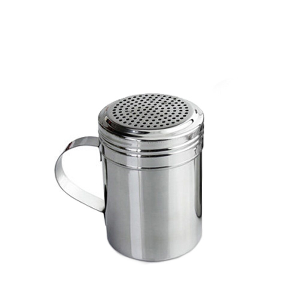1/2 stk shaker salt rustfrit stål køkkenredskaber dispenser alsidige flasker med håndtag peber sukker skraber: 1pc s