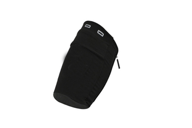 Bolsa de brazo para teléfono móvil para correr, brazalete deportivo para teléfono, funda impermeable para correr y trotar, soporte para IPhone Samsung: Blanco