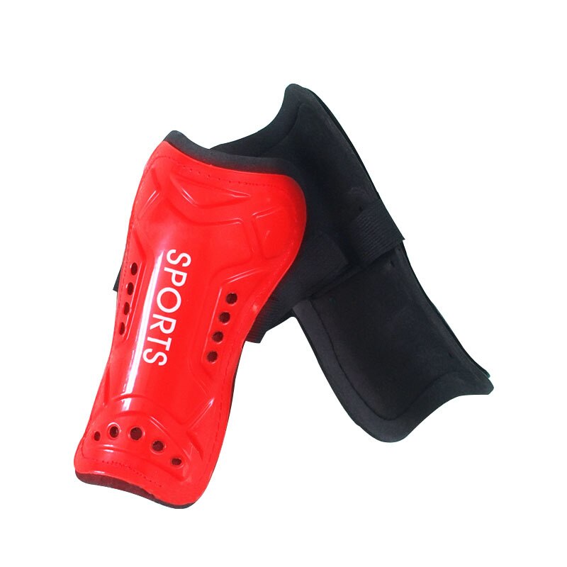 K8356 faixa ajustável ao ar livre proteção para as pernas polainas esportes segurança futebol caneleiras protetores leggings placa almofadas de proteção: Red