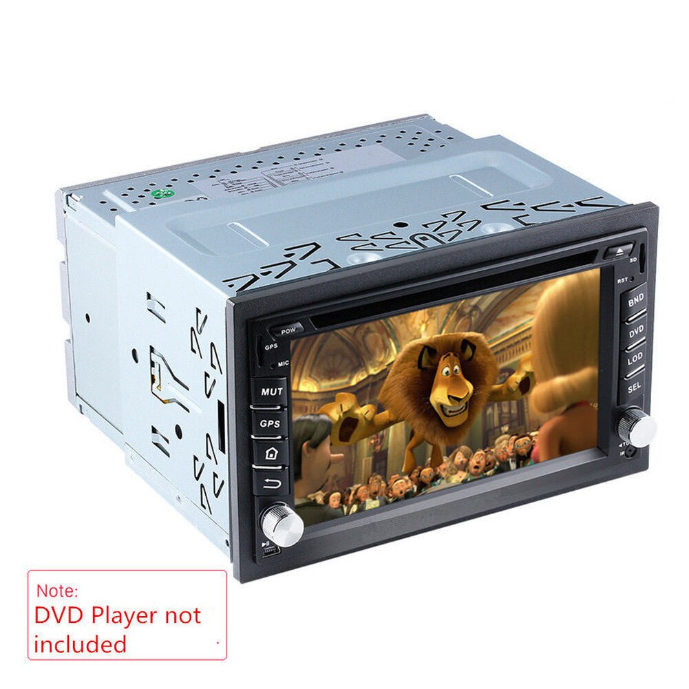 Metal Radio Panel Stereo Radio Frame Car Van Double 2 Din Durable Fascia Panel Universal