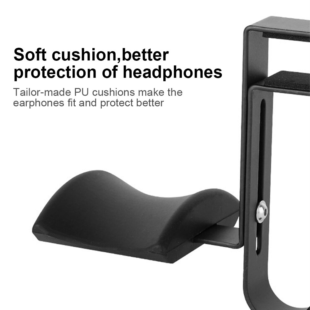 Headset Holder Stretchable Metal Hanger Bag Rack Headphone Stable Upgrade Headphone Stand