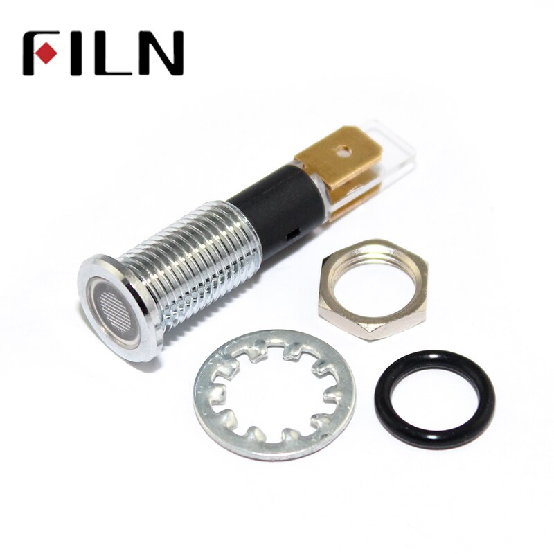 FILN FL1M-12FJ-1 mini metal red yellow green 6v 48v 110v 220v 12v pilot lamp with pins