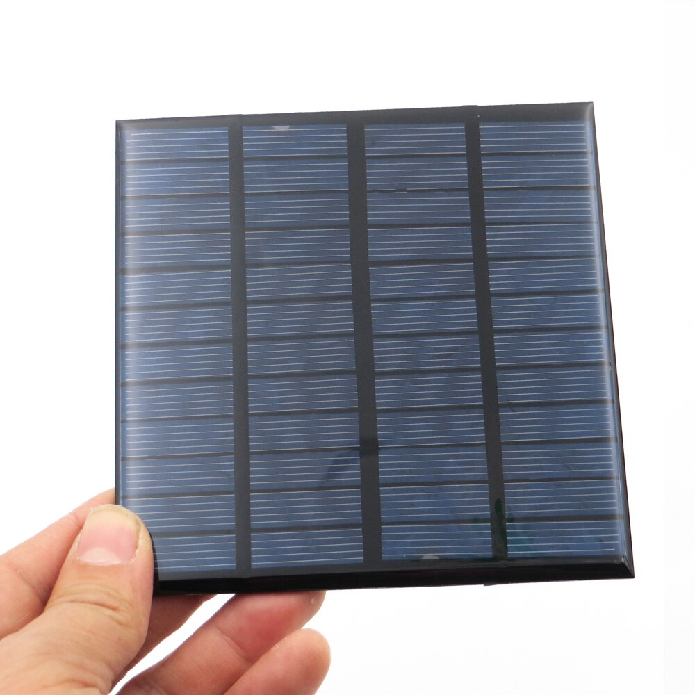1.8w 12v 150ma mini solcelle solcellepanel standard epoksy polykrystallinsk silisium diy batteriladingsmodul