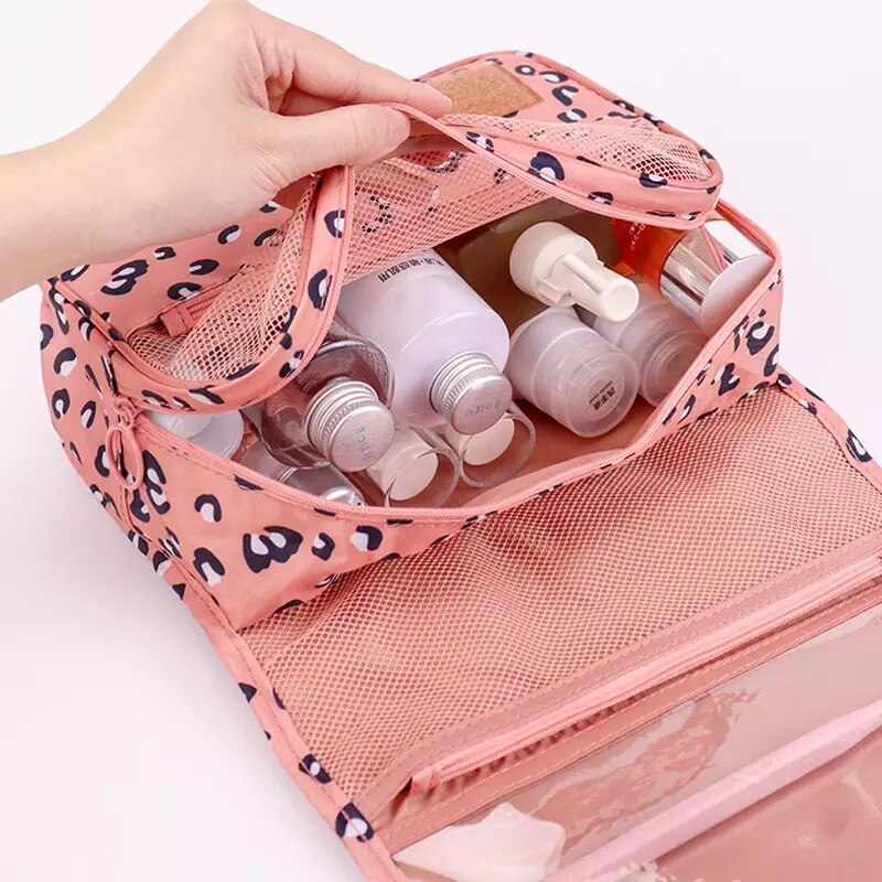 Frauen Reisen Kosmetik Tasche Tragbare Wasserdichte Lagerung fallen Weibliche Hängen Waschen Taschen Organizer Machen hoch Toilettenartikel Schönheit Bausatz Kasten