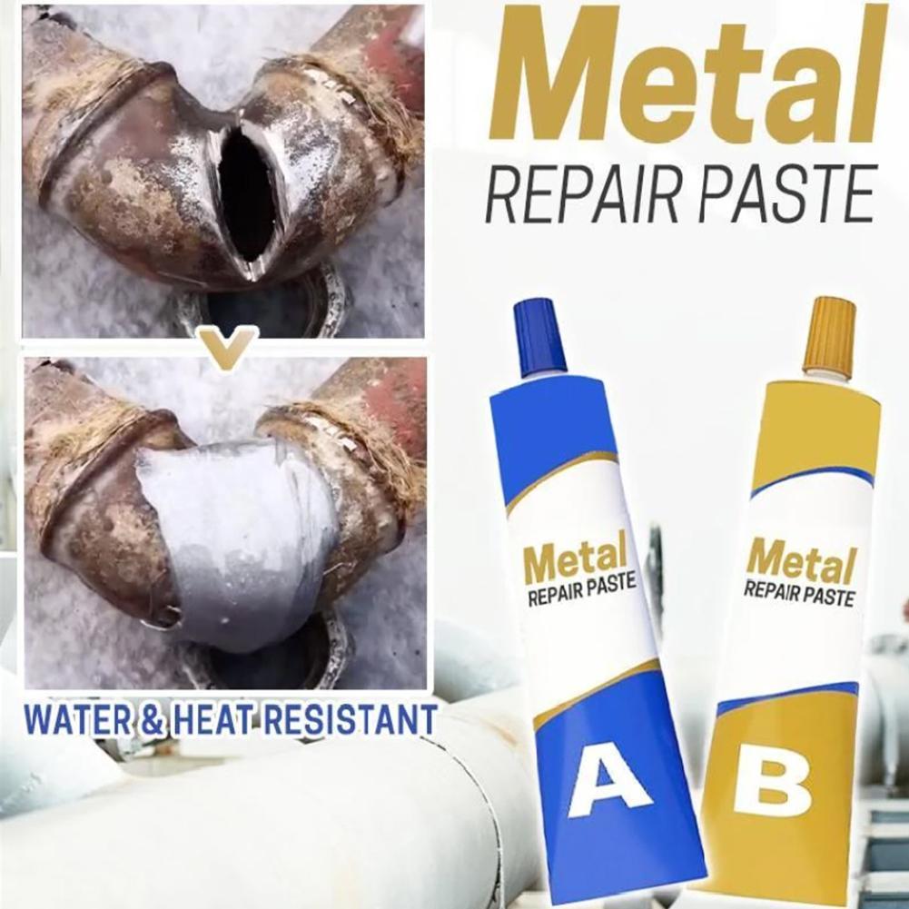 1PC Permanent Metal Repair Paste Set 20/50/80/100g Industrial Repair Paste Glue Heat Resistance Cold Weld Metal Repair Paste