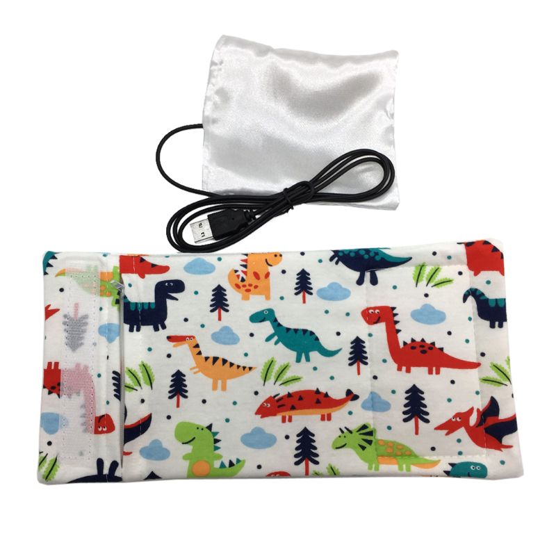10 väriä matka rattaiden laukku usb maidon vedenlämmitin eristetty laukku vauvan imetyspullon lämmitin 28.0cm*13cm: D
