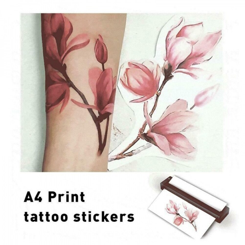 A4 Temporary Tattoo DIY Printing Paper Transfer Decal Papers for Inkjet Printer Tattoo stickers