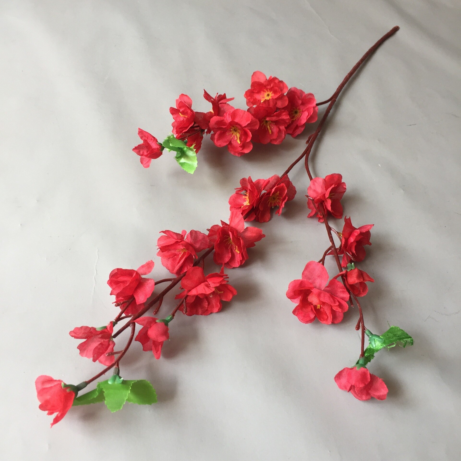 1 stk 65cm gør-det-selv dekorative ferskengren kunstig ferskentræ blomstergren blomst hjemmedekoration bryllup rekvisitter: 4.   65cm