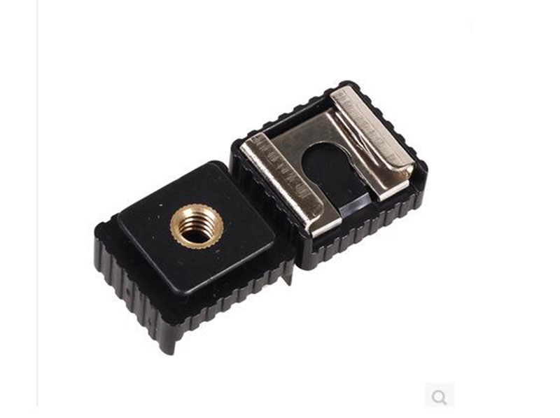 2 Stücke Kamera Metall Flash Shoe Mount Adapter 1/4 "Gewinde Stativ Montieren für DSLR studio Licht