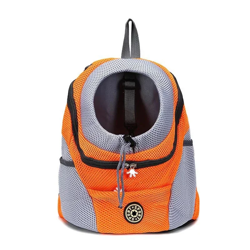 Haustier Hund Trage tasche Träger für Hunde Rucksack tragbare Reise atmungsaktive Hunde tasche draussen Hund Trage tasche Haustier Trage zubehör: L / Feld Grün