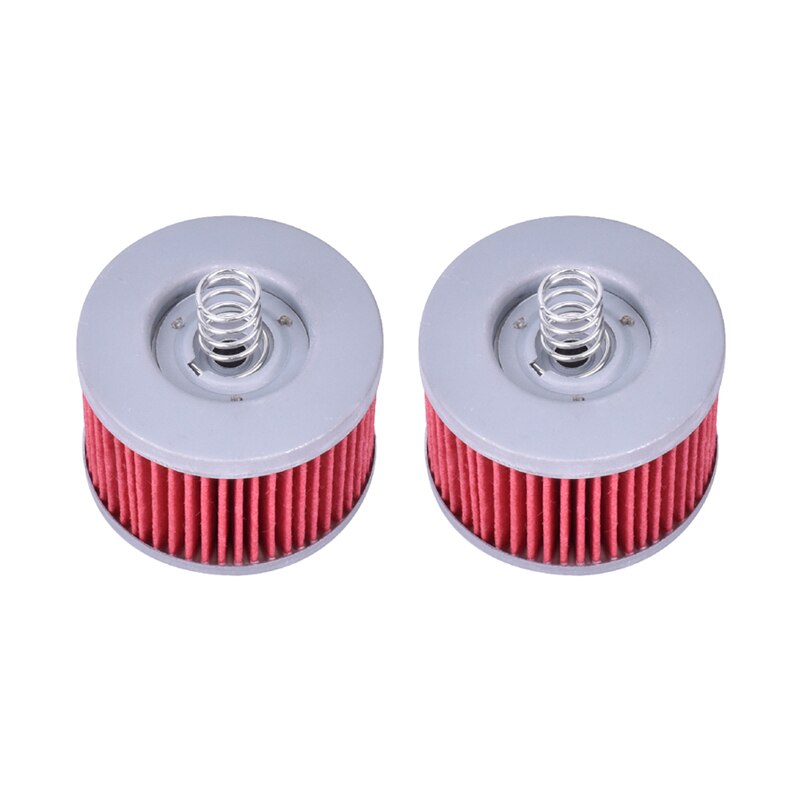 Filtro de aceite de motocicleta, accesorio para Bajaj CT 100 130 Boxer CT100 BM150 BM 150 115 calibre 135 Pulsar DD121181, 49mm x 36mm: 2pcs Red