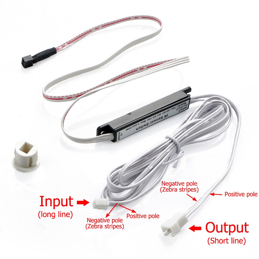 12V Automatic Infrared PIR Motion Sensor Switch for LED Light Wardrobe Motion Sensor Strip Light Switch Outdoor