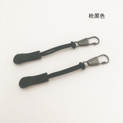 5 kpl irrotettava metallinen vetoketjun vedin vaihto vetoketjun liukusäätimet pää vetoketjun korjaussarjat vetoketjun vetokieleke laukku matkalaukku reppuun: F