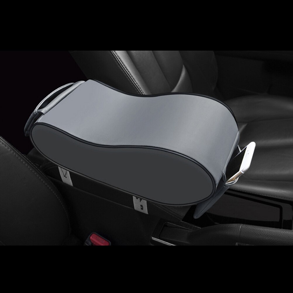 Car Central High-Rise Armrest Box Elbow Support Men And Women Hand-Held Box Mat (Gray)