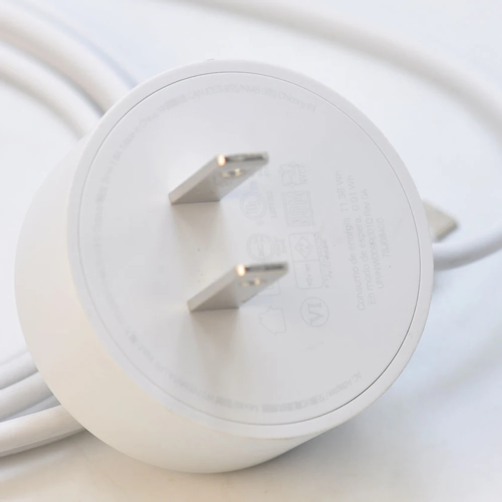 Netzteil für Google Nest Heimat Mini AC-Adapter Mikro-USB-Netzteil Weiß 5 Fuß 1,8 A uns-EU-Steckerversorgung W17-009N1A