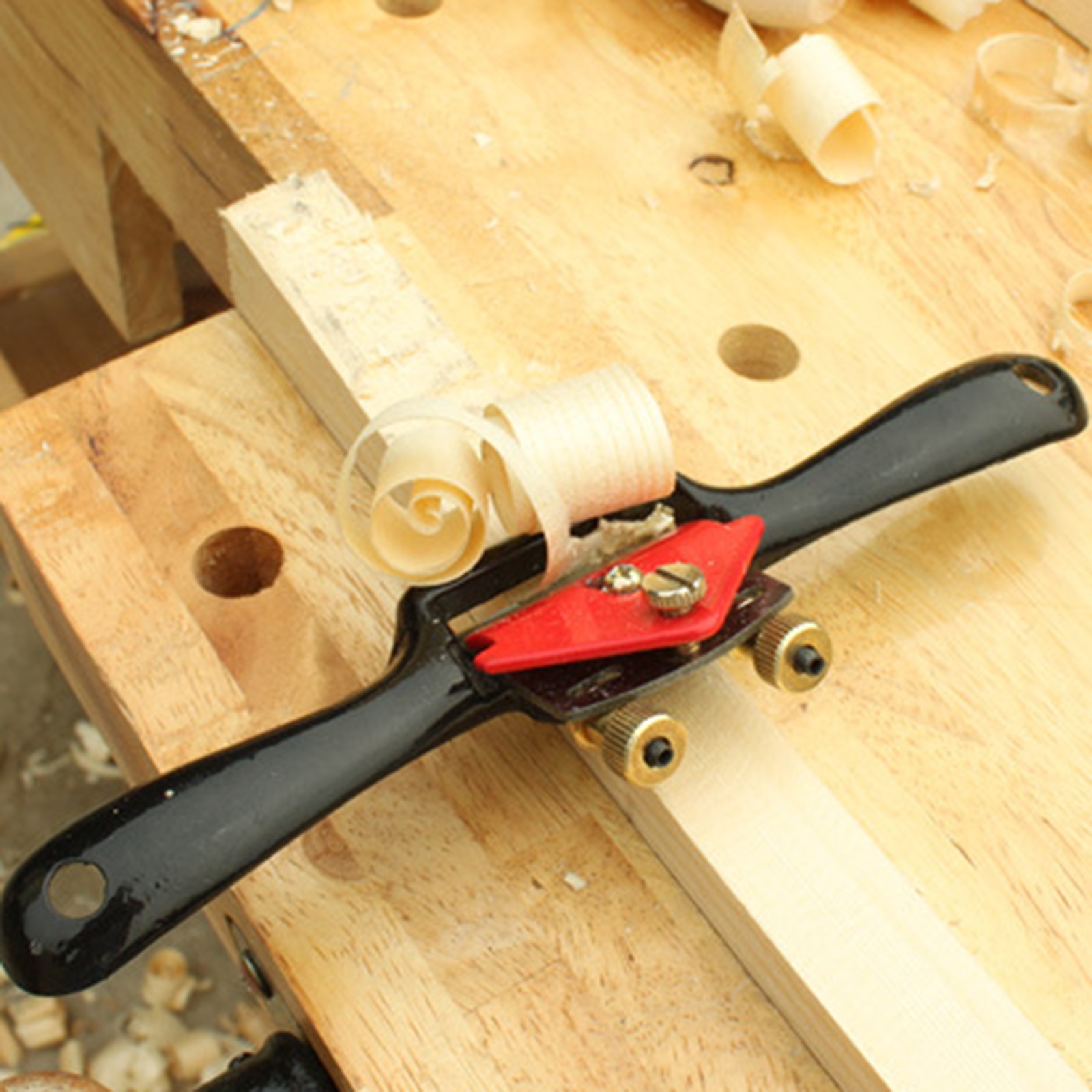 Woodworking Spoke Shave 9.4Inch With Flat Base Plane Carpenter Planer Tools for Planing Trimming Wood Working