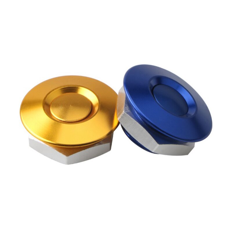 Universal Style Push Button Billet Hood Pins Lock Clip Kit Car Quick Pins