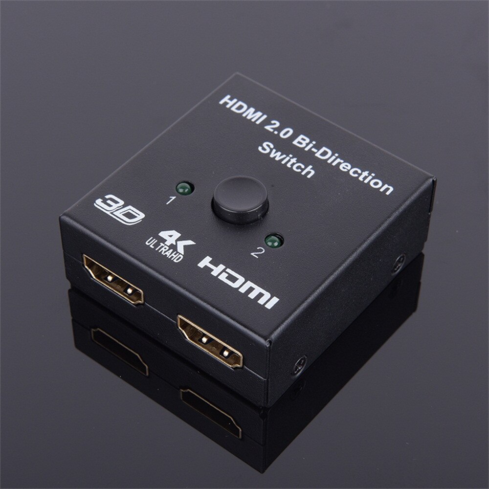 3 Ports HDMI Bi-directional 2x1 Switch Switcher or 1x2 Splitter Selector 3D 4K HDCP 2.2 Converters #109