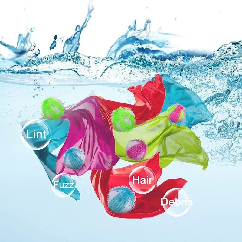 10pcs Magical Hair Removal Laundry Ball Clothes Personal Care Hair Ball Washing Machine Cleaning Ball Grabs Fuzz Hair Grab