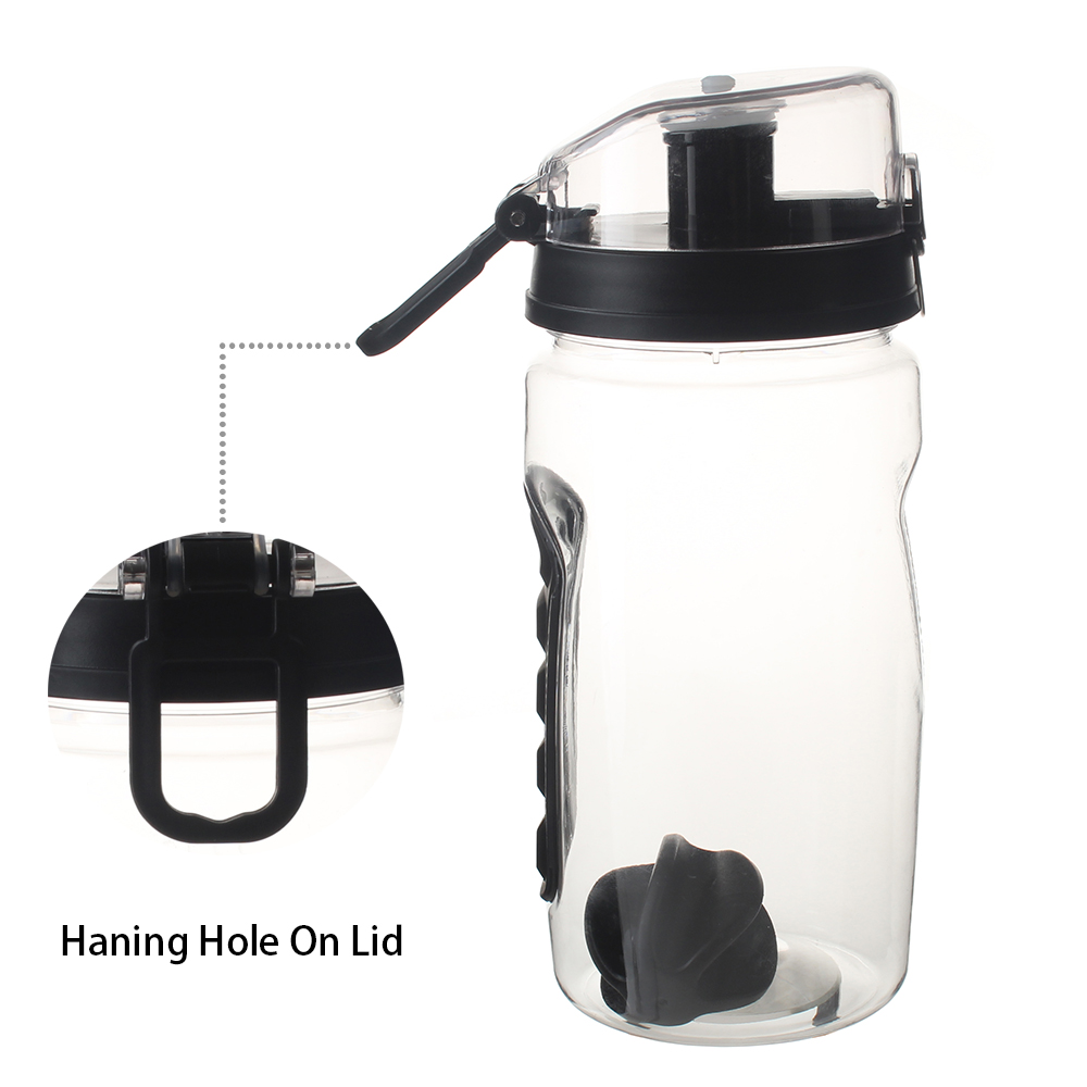 Botella agitadora de proteínas de suero de leche de 750ml, coctelera de nutrición deportiva de plástico, proteína muscular en polvo, botella de agua Vortex
