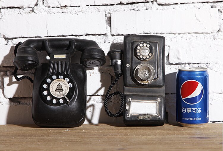 Retro wall phone pendant restaurant wall decoration bar restaurant coffee shop wall decoration