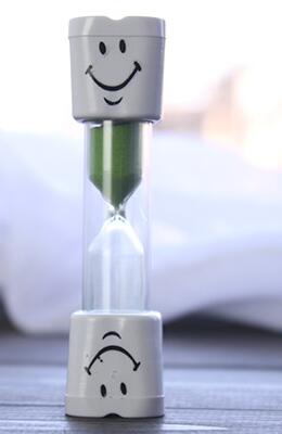 Minuterie de brosse à dents pour enfants, sablier, horloge à œufs, minuterie de 3 Minutes pour thé/café: green