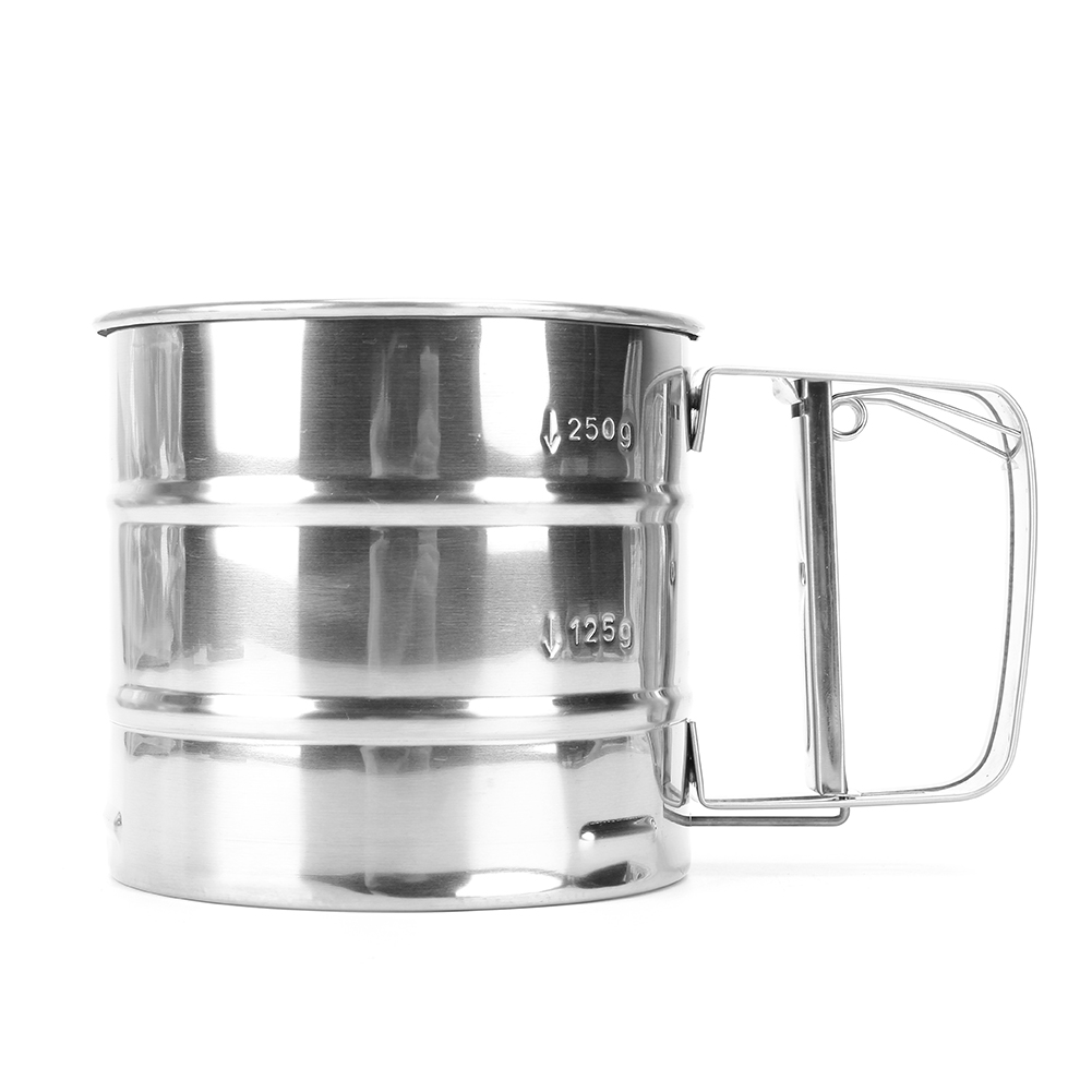Máquina de tamizado de azúcar de harina, coctelera tamizadora de malla, utensilios de cocina para el hogar
