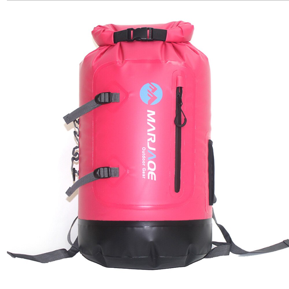 Bolsa seca impermeable de 30l, mochila con engranaje de cierre superior para kayak, pesca, senderismo, Rafting, Camping, navegación a la deriva: Rose Red