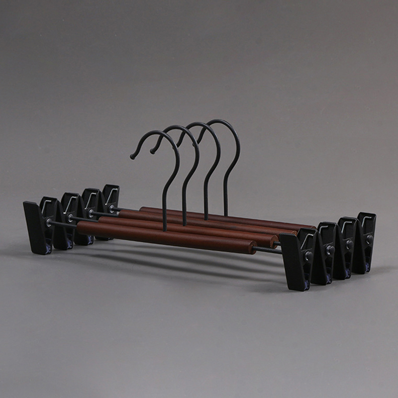 3 stuks Retro Metaal Houten Hanger Garderobe Brede Schouder Antislip Kleerhangers Huishoudelijke Jas Broek Past Droogrek Organizer