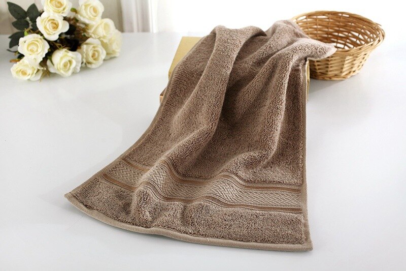 Toallas faciales de algodón egipcio para adultos, toallas de baño para el hogar, Hotel, de , súper absorbentes, 200g, 40x75cm: Castaño